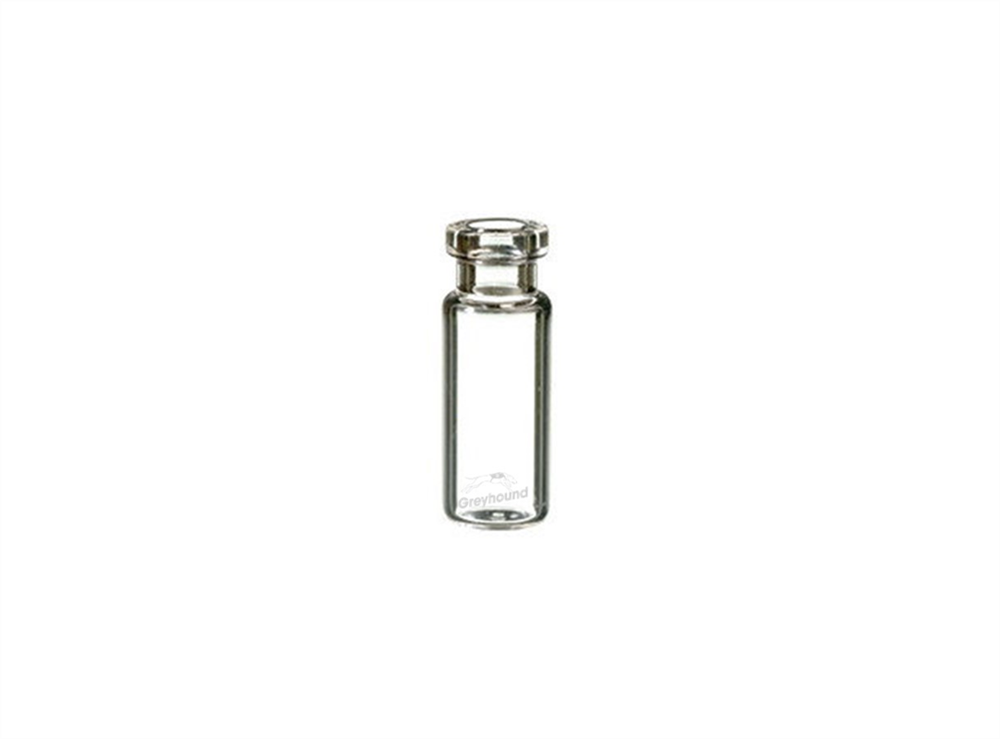 Picture of 2mL Crimp Top Wide Mouth Vial, Clear Glass, 11mm Crimp Finish, Q-Clean